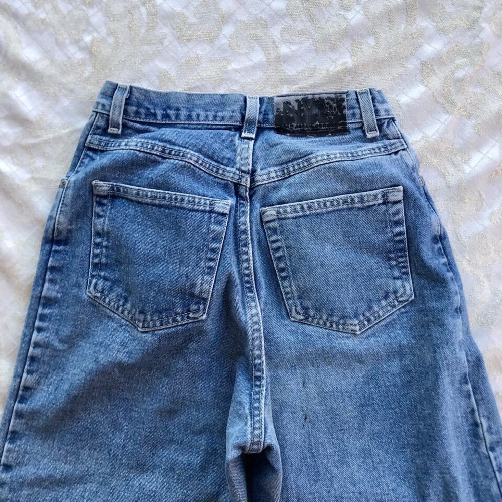vintage NY high waisted straight leg jeans